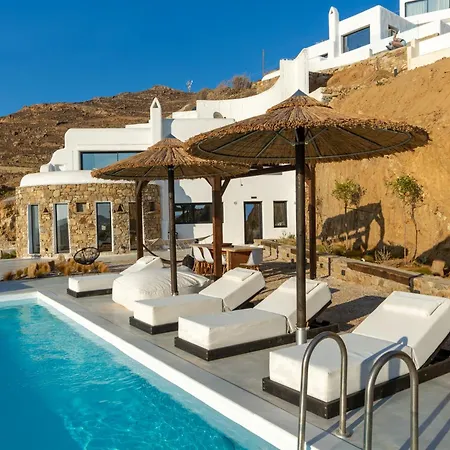 Hom Mykonos - Seaview With Private Pool Villa Marathi (Mykonos)