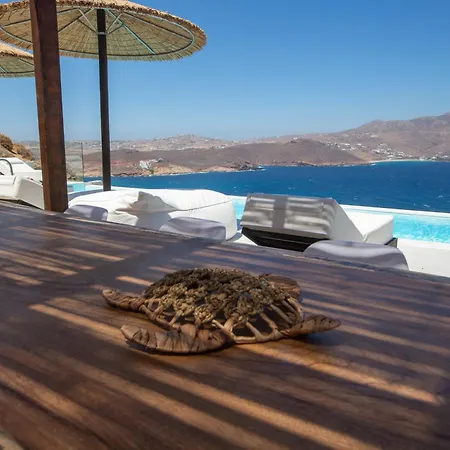 Villa Hom Mykonos - Seaview With Private Pool Marathi (Mykonos)