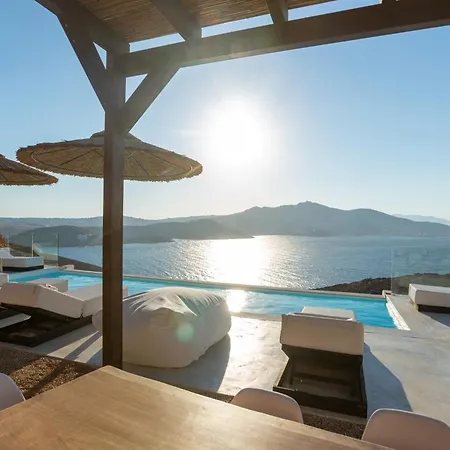 Villa Hom Mykonos - Seaview With Private Pool Marathi (Mykonos)